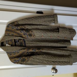 Laura Ashley wool button sweater